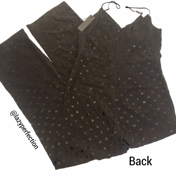 Anthropologie The Essential Polka Dot Jumpsuit 4 - Picture 4 of 8